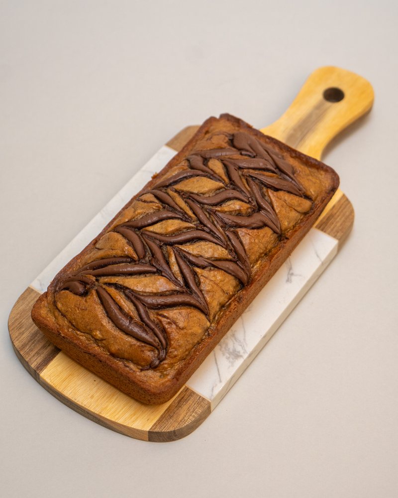 Pan de banano: Nutella