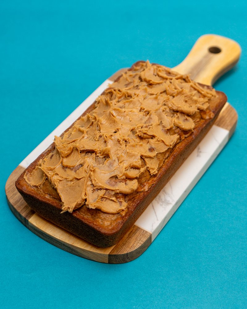 Pan de banano: Mantequilla de maní