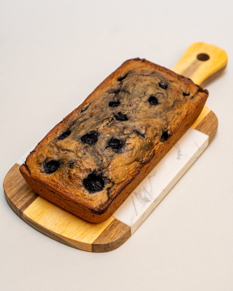 Pan de banano: Arándanos